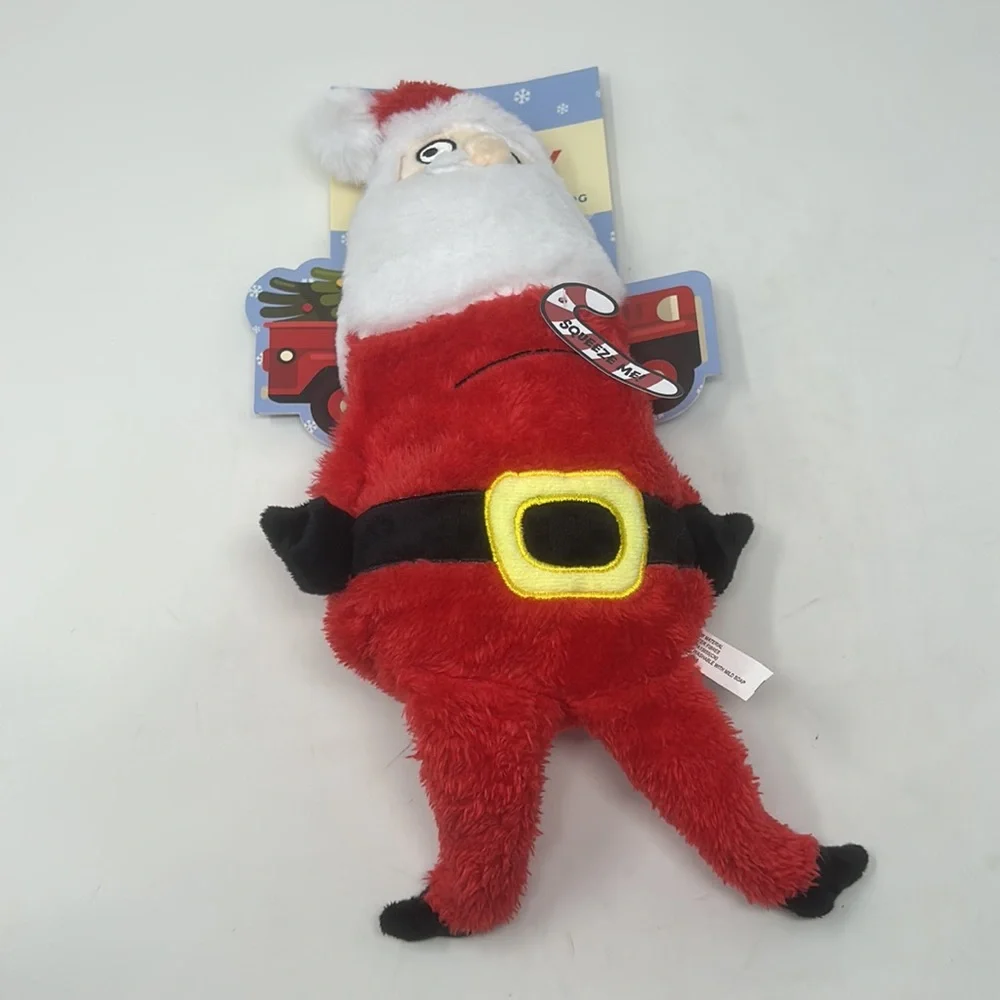 Santa Claus Christmas Squeaky Pet Dog Toy